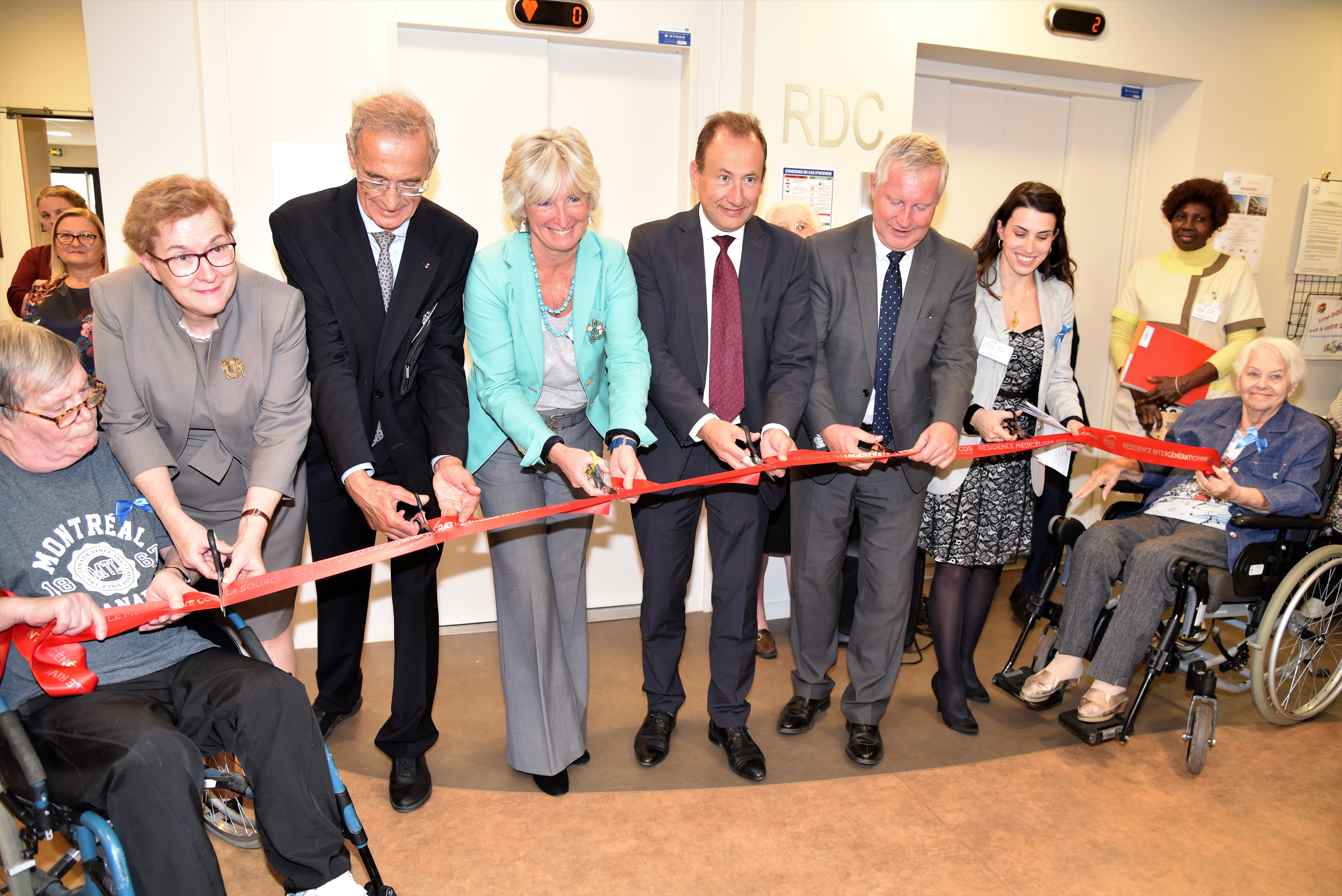Inauguration Ehpad COS La Source  et résidence Rivages
