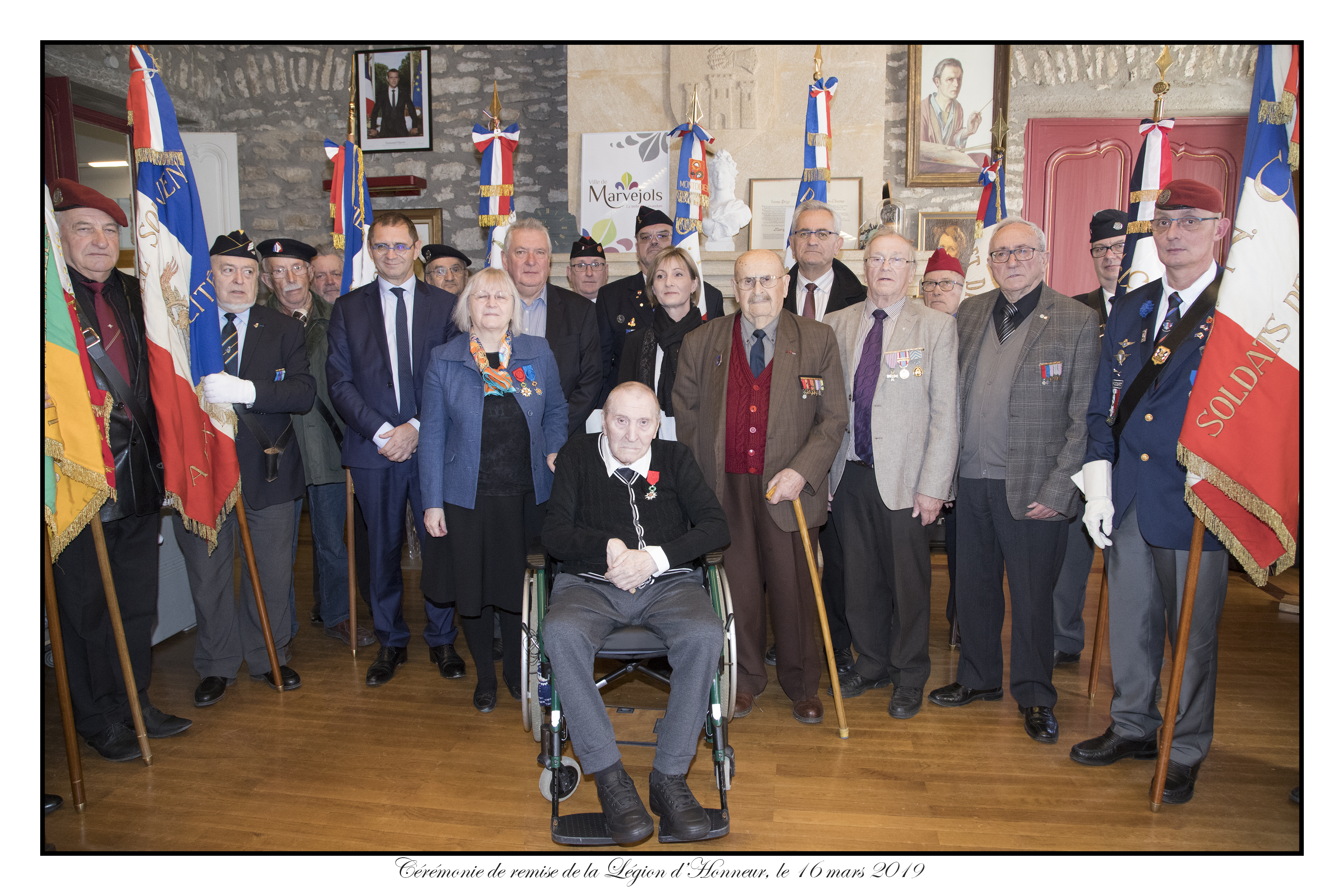 M. Guy Richard, résident de l’Ehpad COS La Colagne fait Chevalier de la Légion d’Honneur