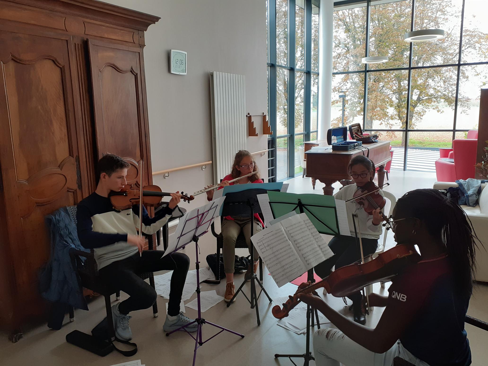 UN JEUNE QUATUOR DANS LES CORDES