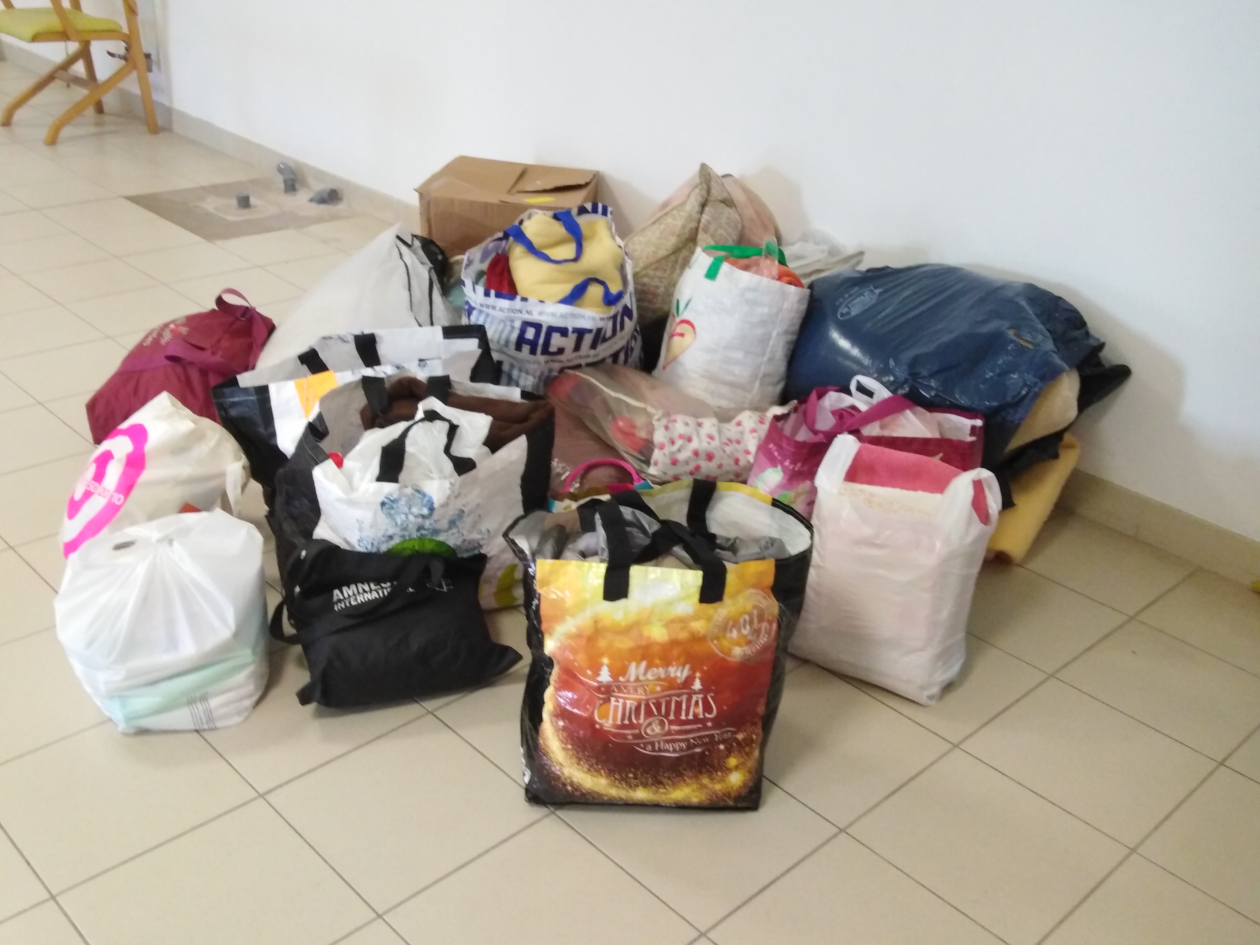 Collecte pour le squat de Saint Just