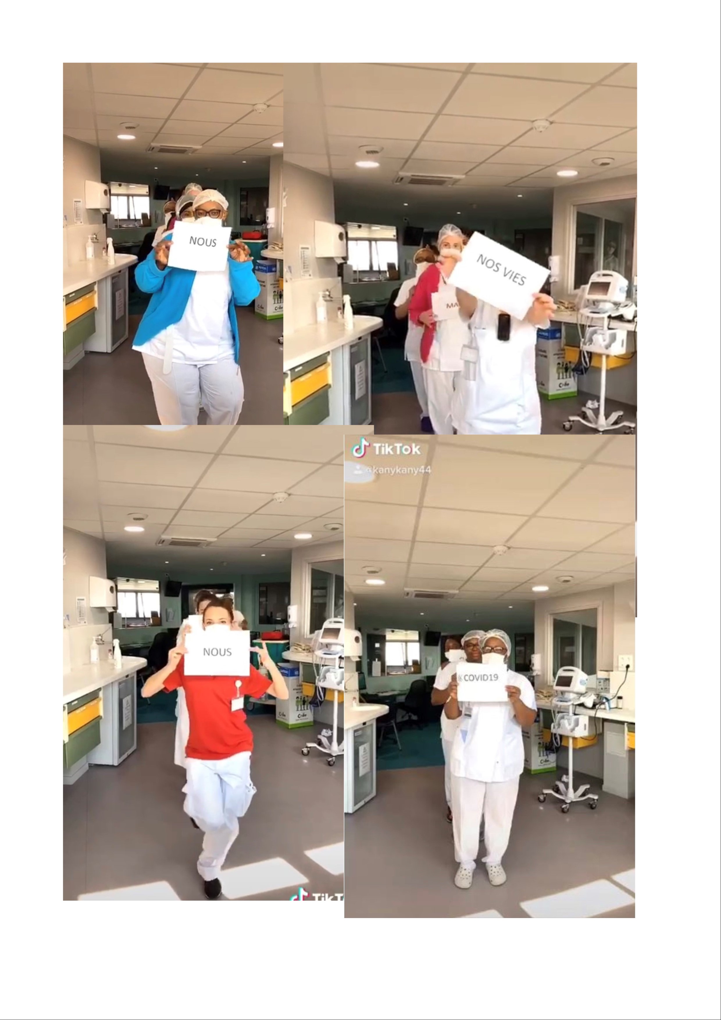 Le personnel de Bobigny a réalisé une vidéo TIK TOK pour encourager à respecter le confinement