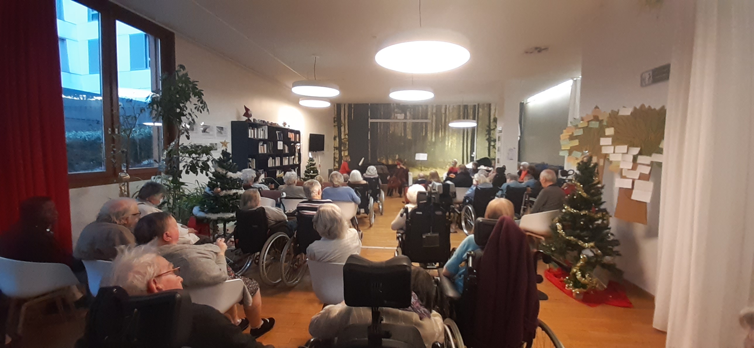 Une salle pleine