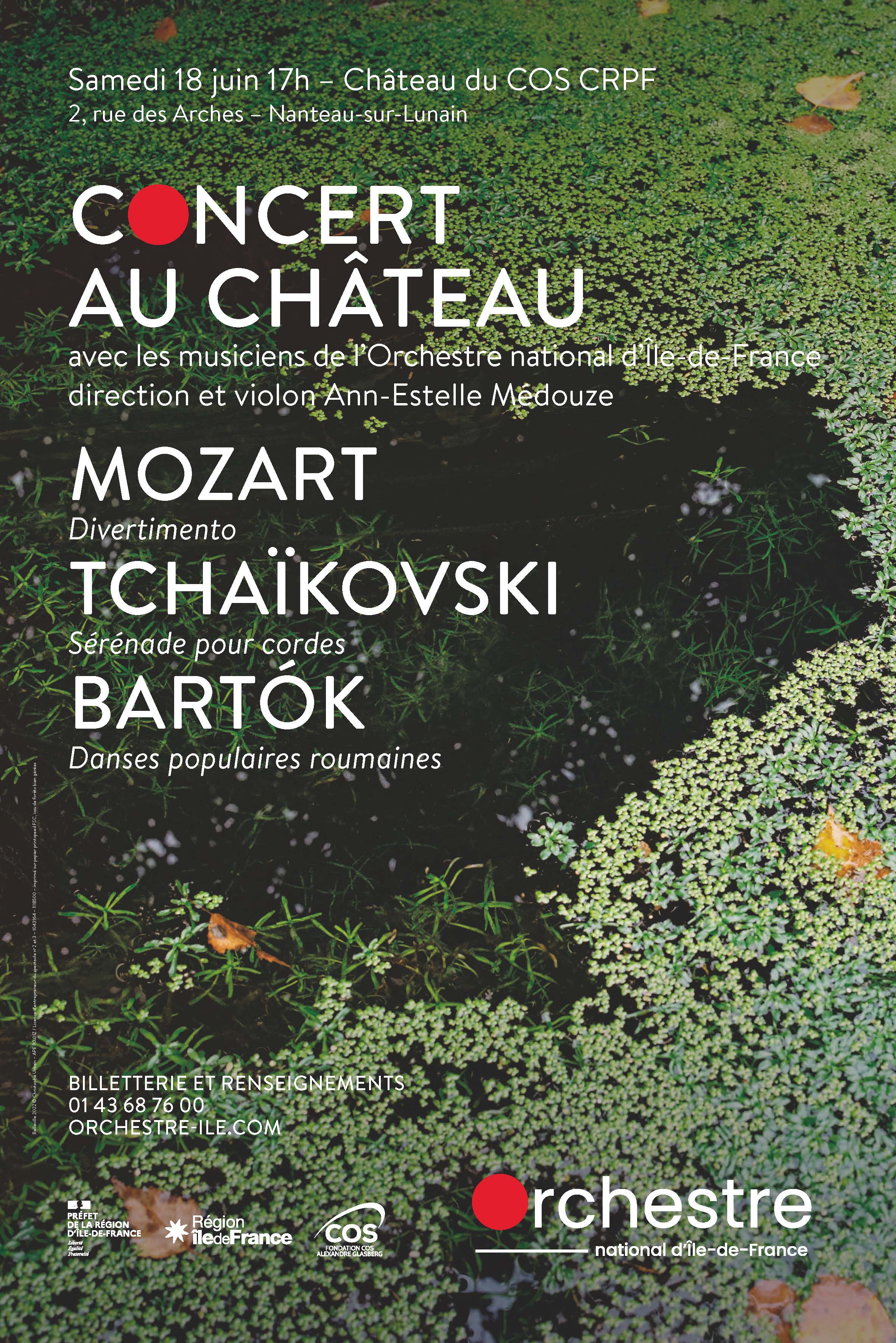 Concert au château samedi 18 juin
