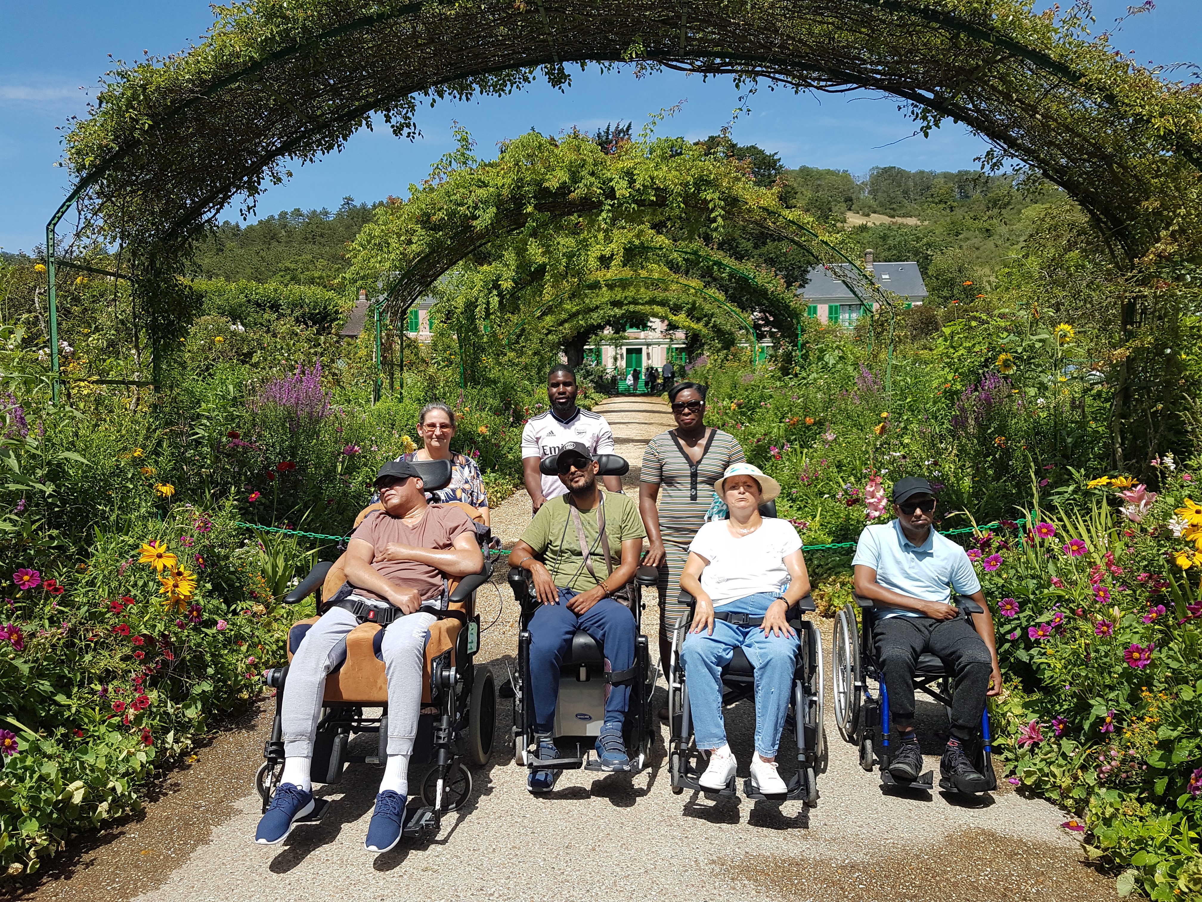 Sortie de la MAS COS Glasberg à Giverny