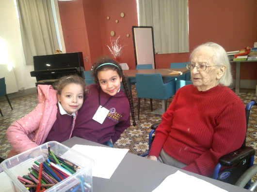 Les ateliers avec l’école Ozaman