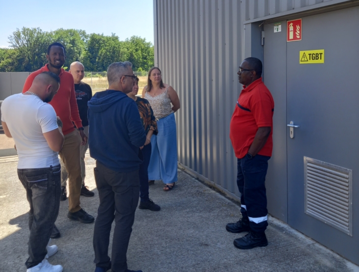 Visite pédagogique au Super U de Souppes-sur-Loing pour nos stagiaires en sécurité privée