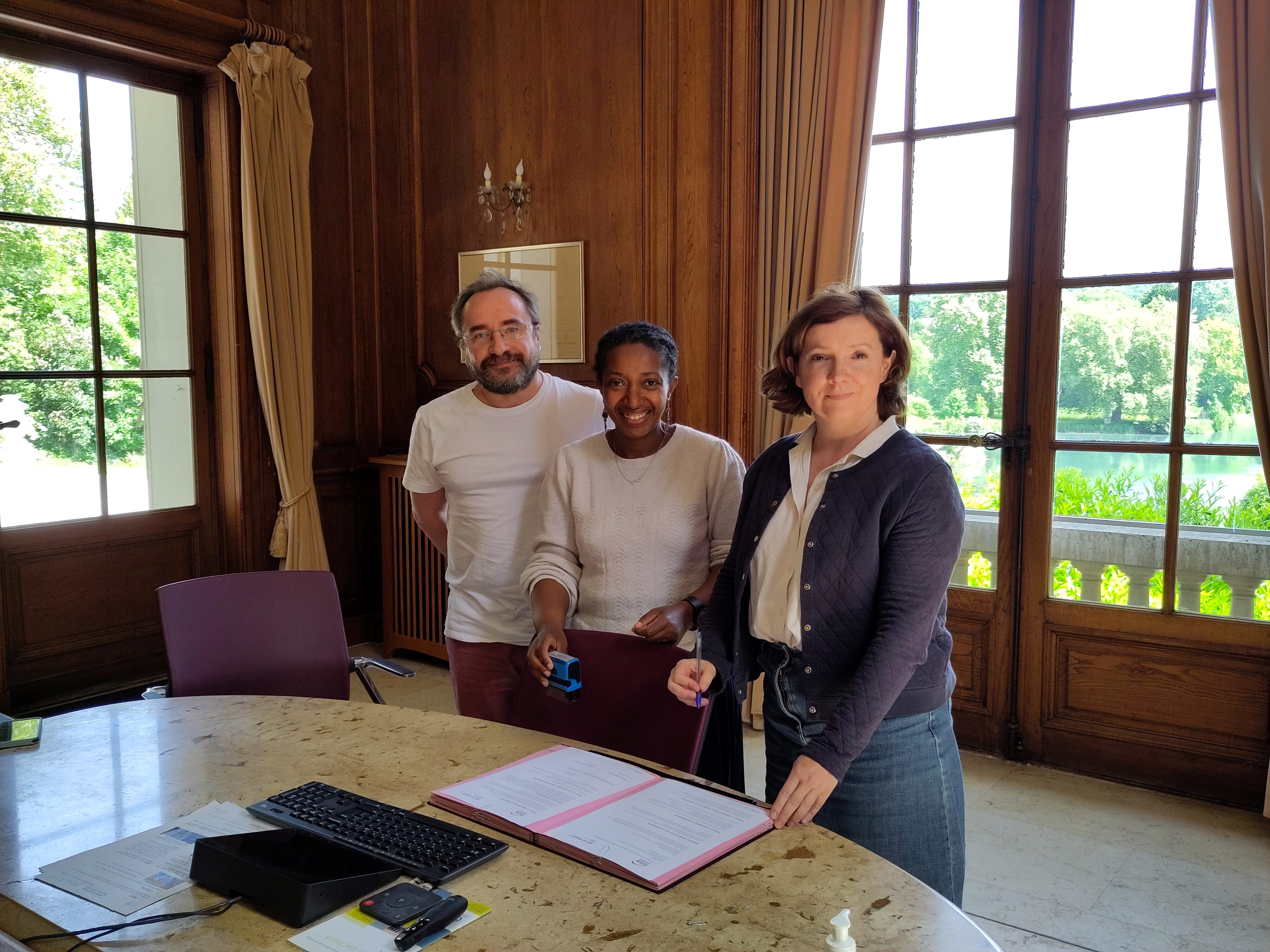 Le COS CRPF de Nanteau et les Maisons Hospitalières de Sénart signent une convention de partenariat