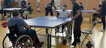 Tournoi de tennis de table handisport