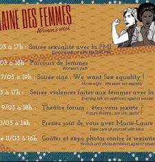Programme semaine des droits de la Femme