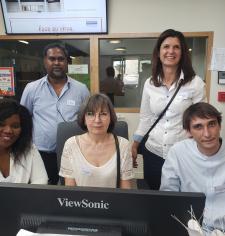 Les stagiaires EAA de Melun assurent l’accueil d’un forum emploi