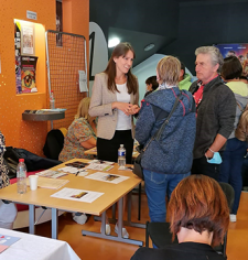Stand de l'Ehpad COS Le Manoir lors de la journée Mondiale de la maladie d’Alzheimer