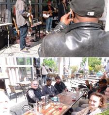 Les résidents ont profité du soleil et de la musique tout le long de cette belle soirée