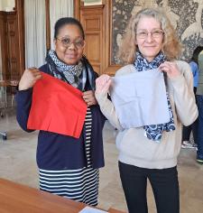 La cravate solidaire au COS pour des ateliers créatifs